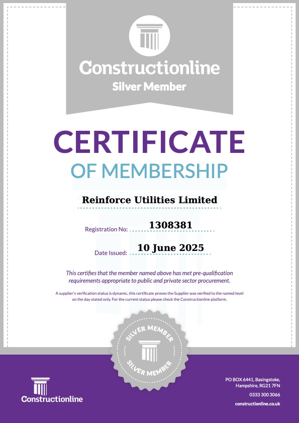 Construction Online Silver Certificate