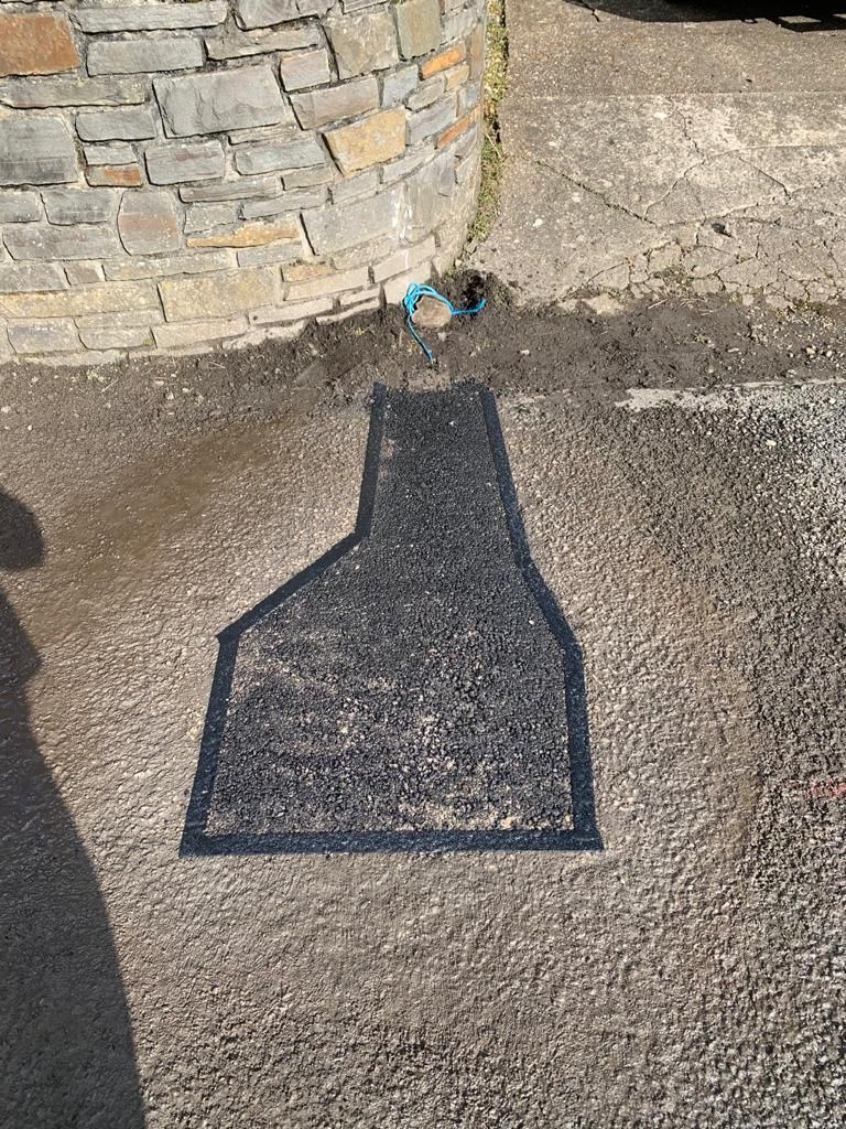 Reinstatement works in South Wales